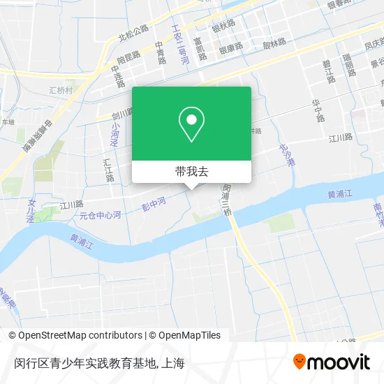 闵行区青少年实践教育基地地图