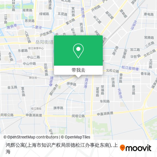 鸿辉公寓(上海市知识产权局崇德松江办事处东南)地图