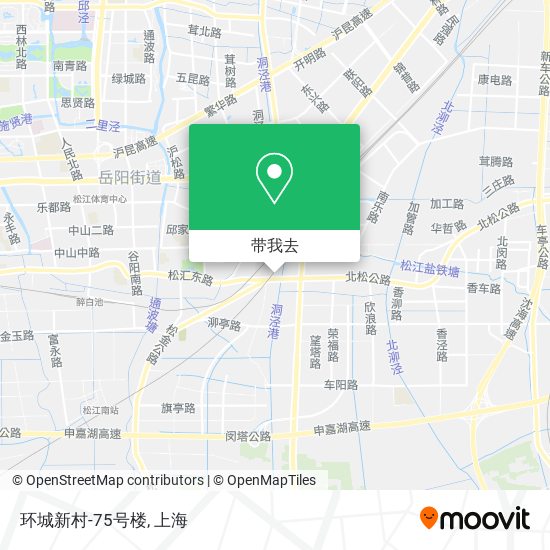 环城新村-75号楼地图