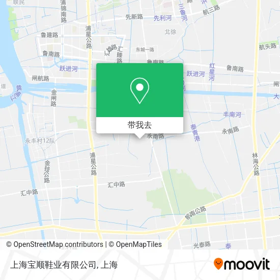 上海宝顺鞋业有限公司地图