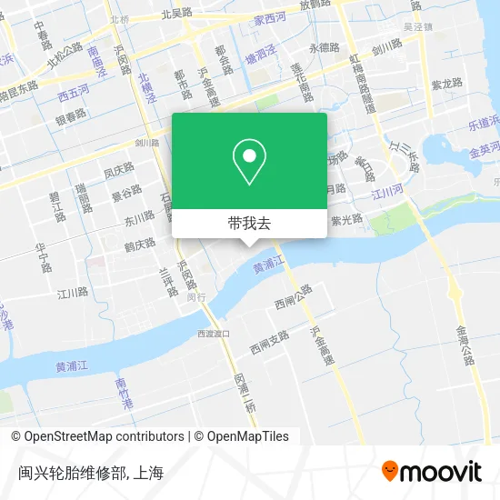 闽兴轮胎维修部地图