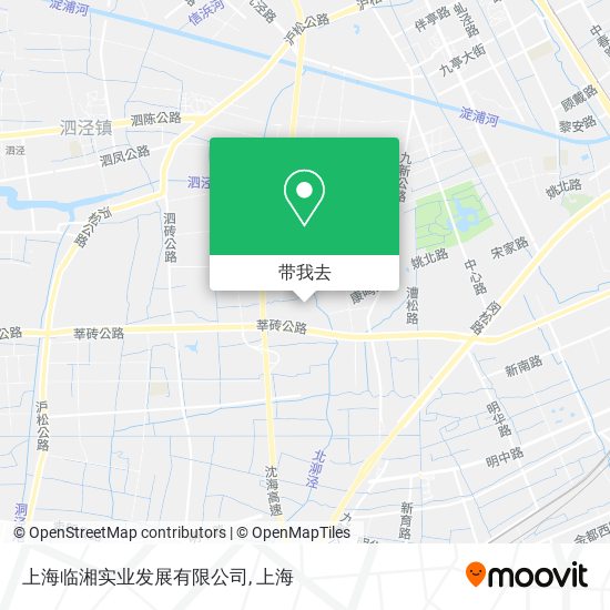 上海临湘实业发展有限公司地图