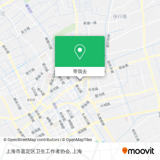 上海市嘉定区卫生工作者协会地图