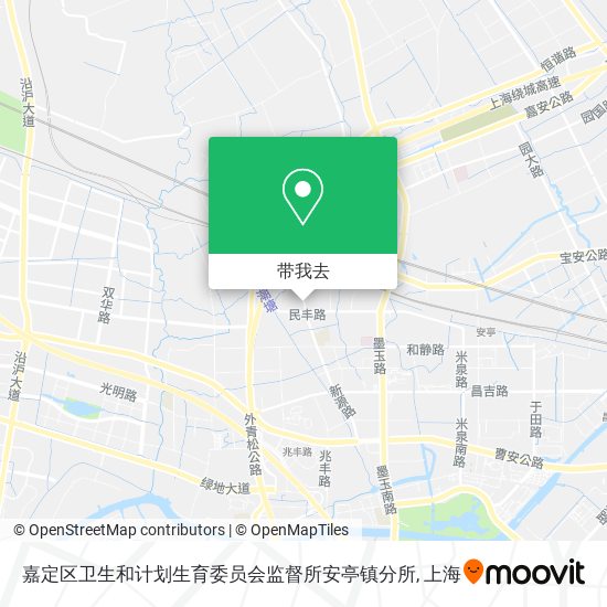 嘉定区卫生和计划生育委员会监督所安亭镇分所地图