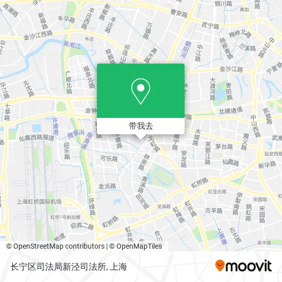 长宁区司法局新泾司法所地图