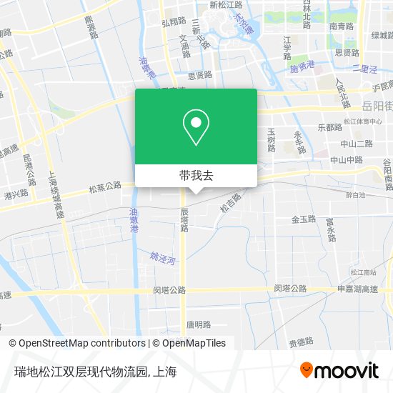 瑞地松江双层现代物流园地图