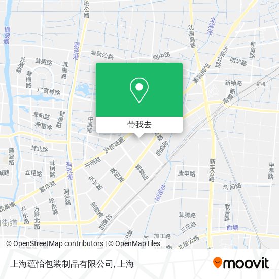 上海蕴怡包装制品有限公司地图