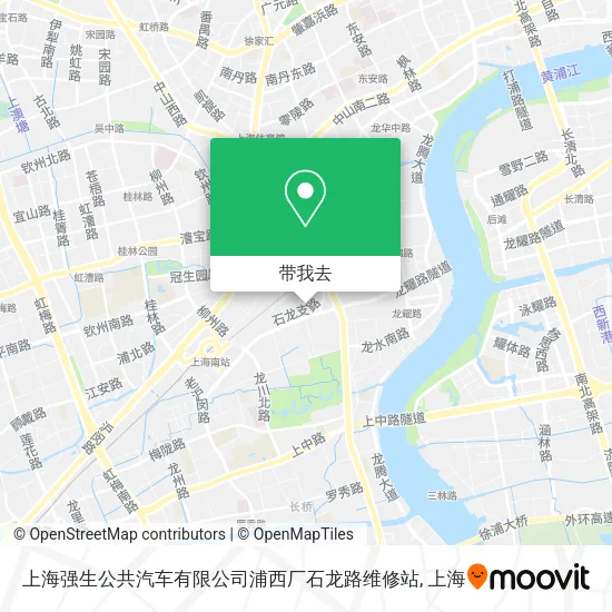 上海强生公共汽车有限公司浦西厂石龙路维修站地图