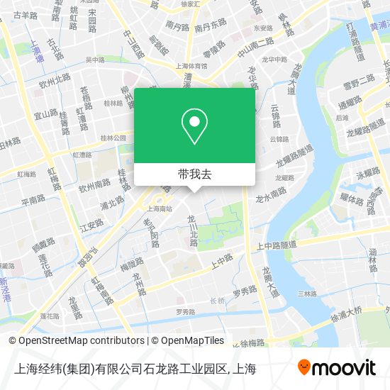 上海经纬(集团)有限公司石龙路工业园区地图