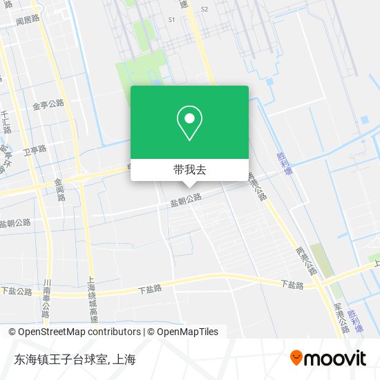 东海镇王子台球室地图