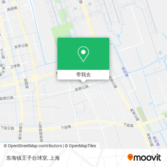 东海镇王子台球室地图