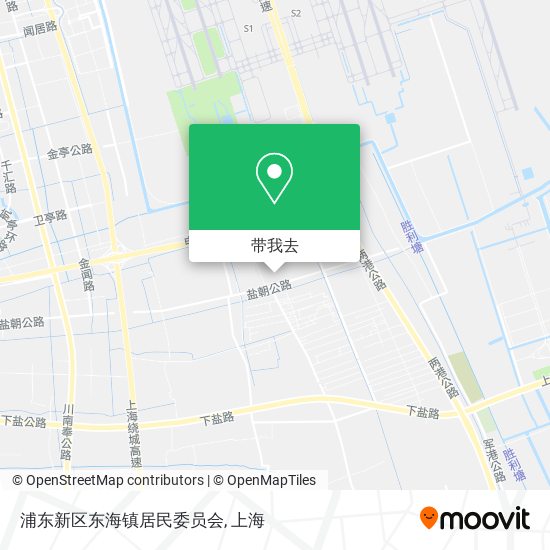 浦东新区东海镇居民委员会地图