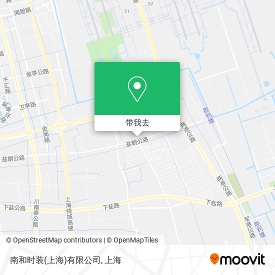 南和时装(上海)有限公司地图