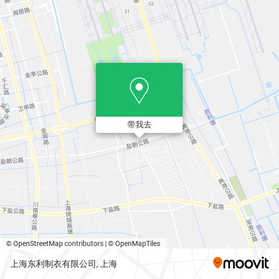 上海东利制衣有限公司地图