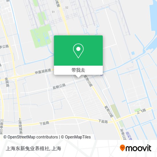 上海东新兔业养殖社地图