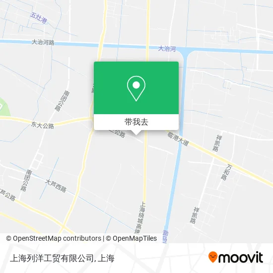 上海列洋工贸有限公司地图