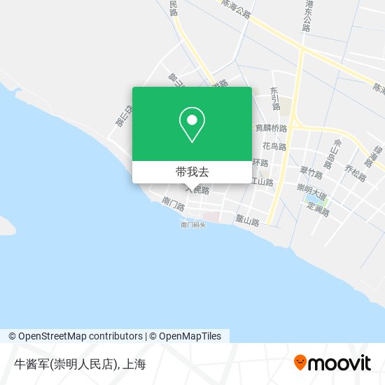 牛酱军(崇明人民店)地图