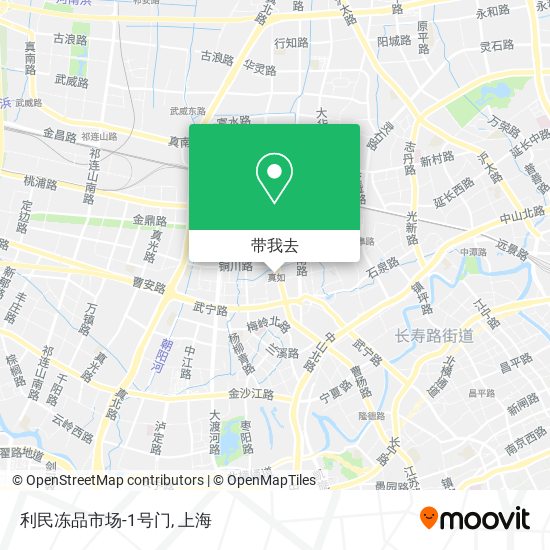 利民冻品市场-1号门地图