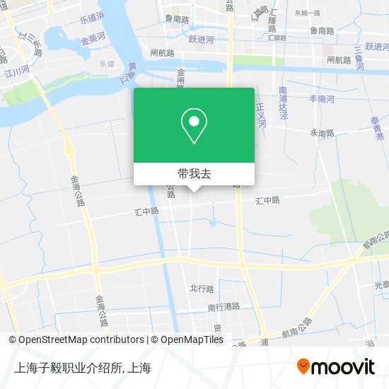 上海子毅职业介绍所地图