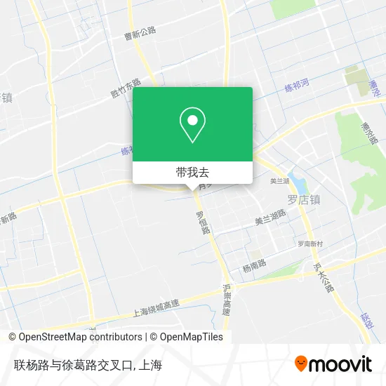 联杨路与徐葛路交叉口地图