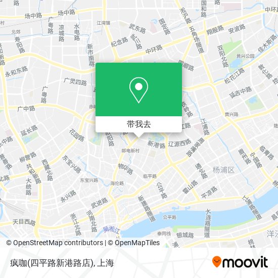 疯咖(四平路新港路店)地图