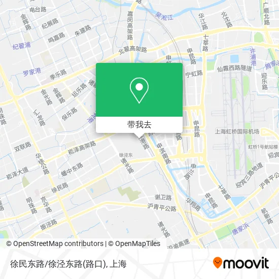 徐民东路/徐泾东路(路口)地图