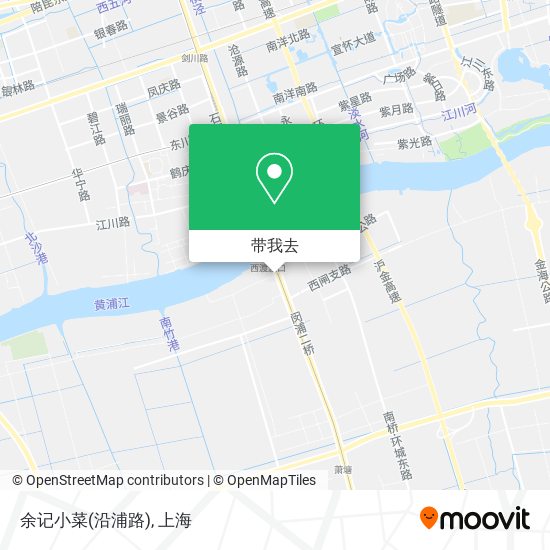 余记小菜(沿浦路)地图