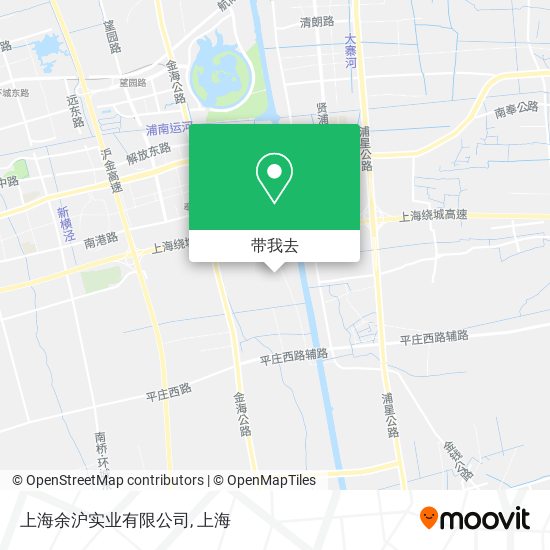 上海余沪实业有限公司地图