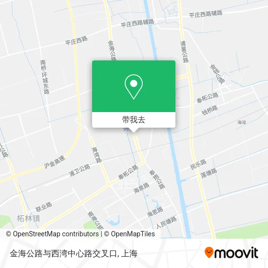 金海公路与西湾中心路交叉口地图