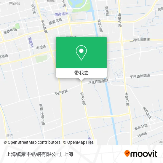上海镇豪不锈钢有限公司地图