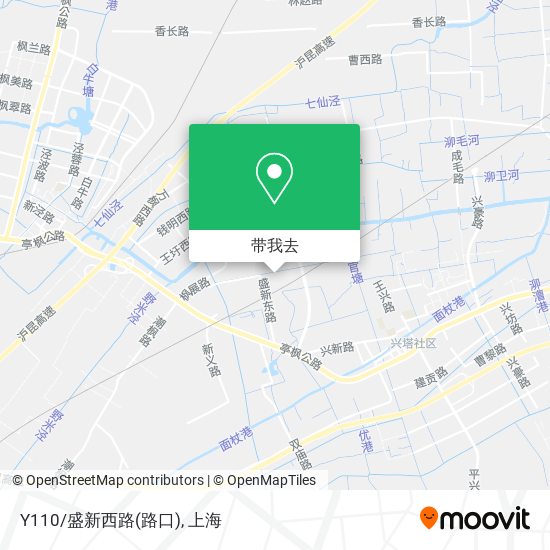 Y110/盛新西路(路口)地图