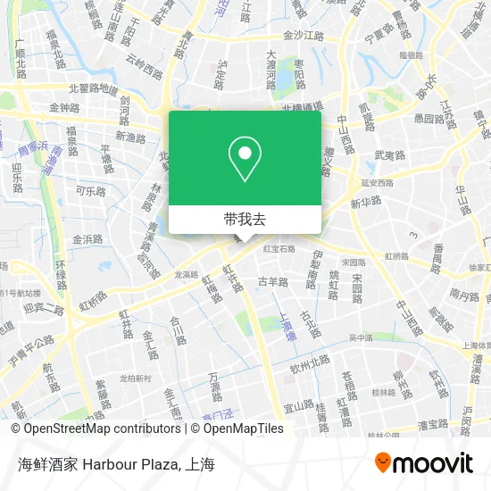 海鲜酒家 Harbour Plaza地图