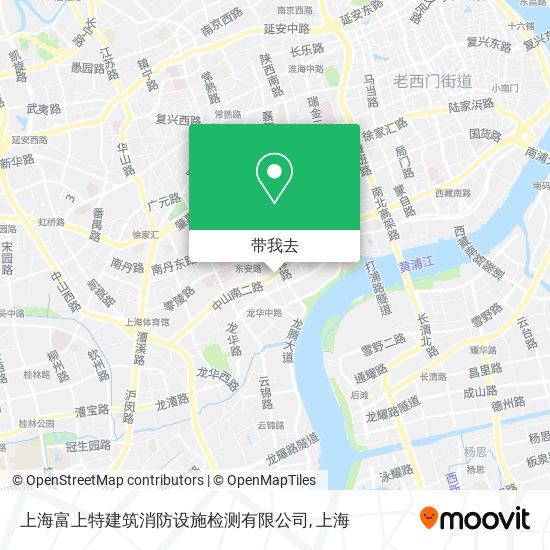 上海富上特建筑消防设施检测有限公司地图