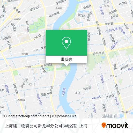 上海建工物资公司新龙华分公司(华泾路)地图