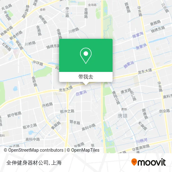 全伸健身器材公司地图