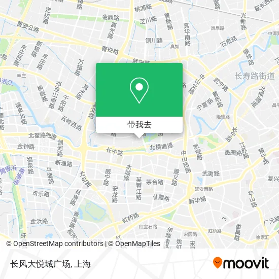 长风大悦城广场地图