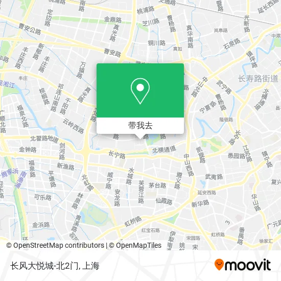 长风大悦城-北2门地图