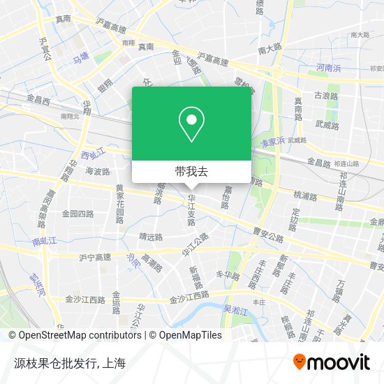源枝果仓批发行地图