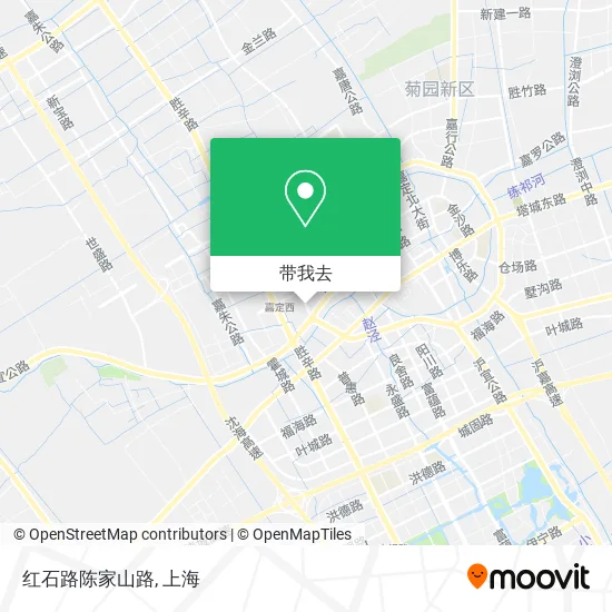 红石路陈家山路地图