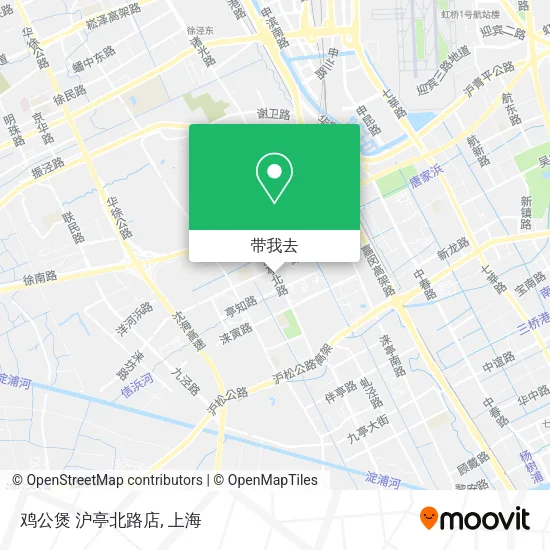 鸡公煲 沪亭北路店地图
