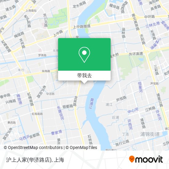 沪上人家(华济路店)地图