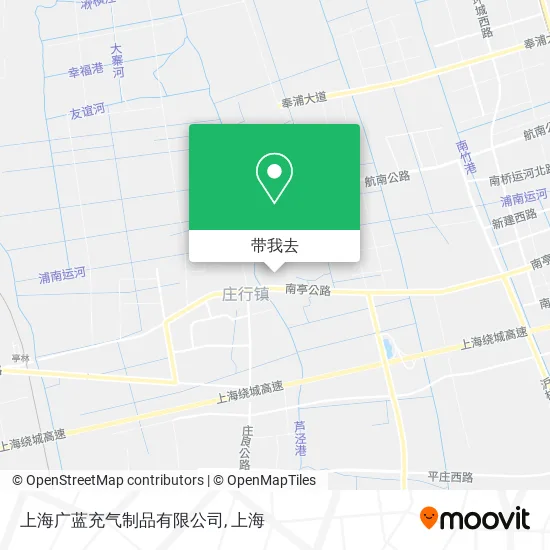 上海广蓝充气制品有限公司地图