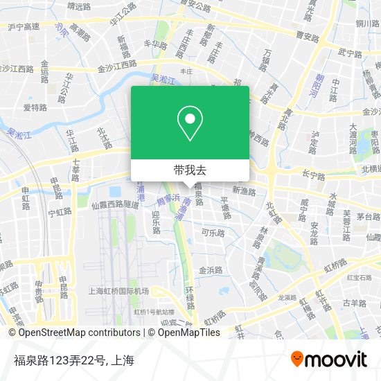 福泉路123弄22号地图