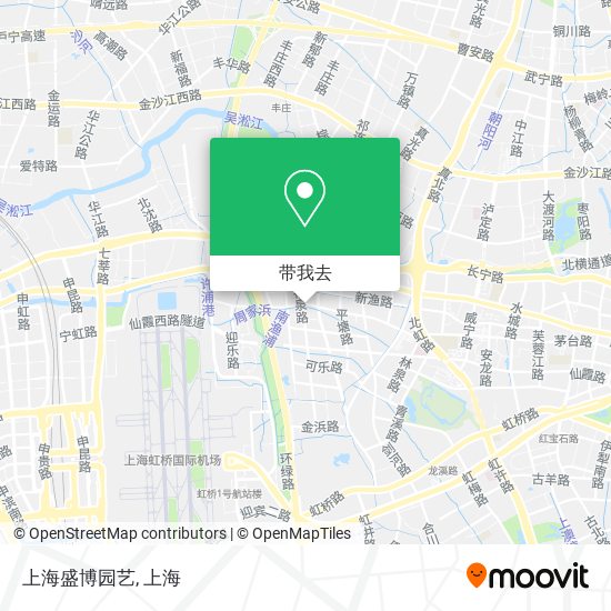 上海盛博园艺地图