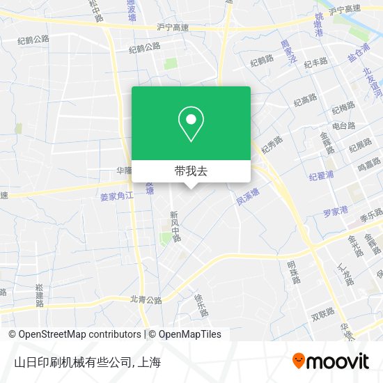 山日印刷机械有些公司地图
