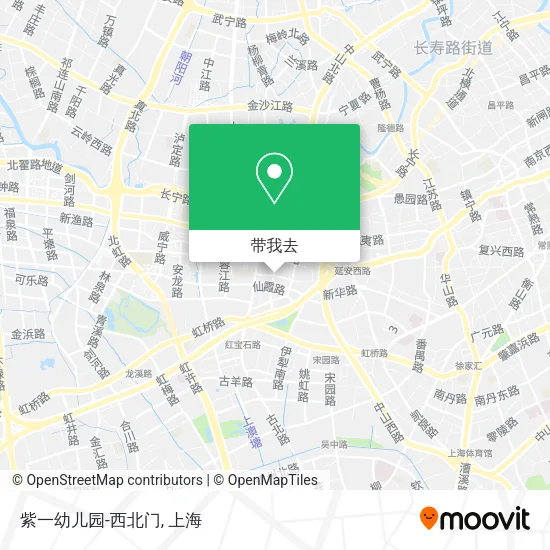 紫一幼儿园-西北门地图