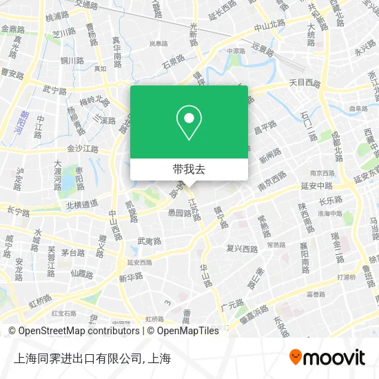 上海同霁进出口有限公司地图