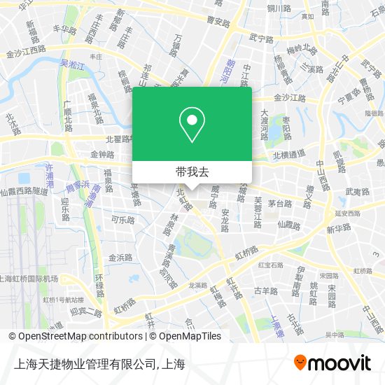 上海天捷物业管理有限公司地图
