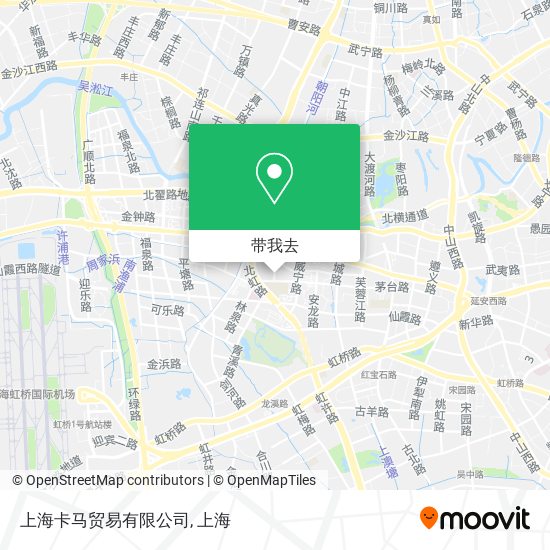 上海卡马贸易有限公司地图