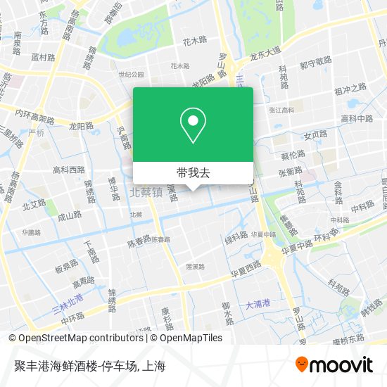 聚丰港海鲜酒楼-停车场地图
